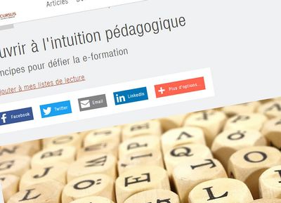 4 intuitions pour la eformation