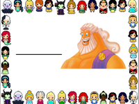 Étiquettes nominatives sur Disney : Picsou et Zeus