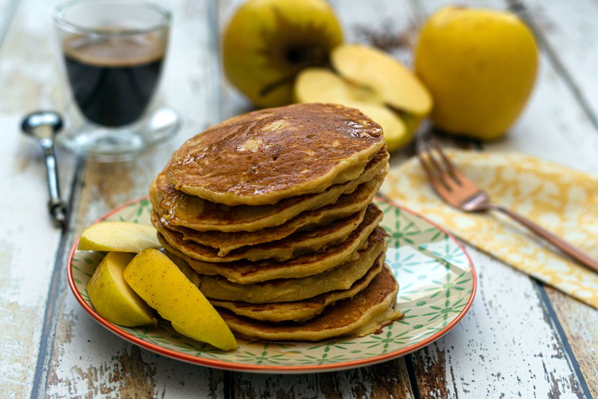 pancakes aux pommes