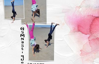 Gymnastique sur la plage