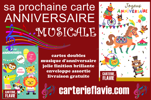 Carte Anniversaire Le Blog De Flavie