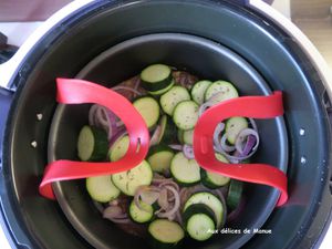 Cuisses de poulet aux courgettes et oignon à l'Extra Crisp ou pas