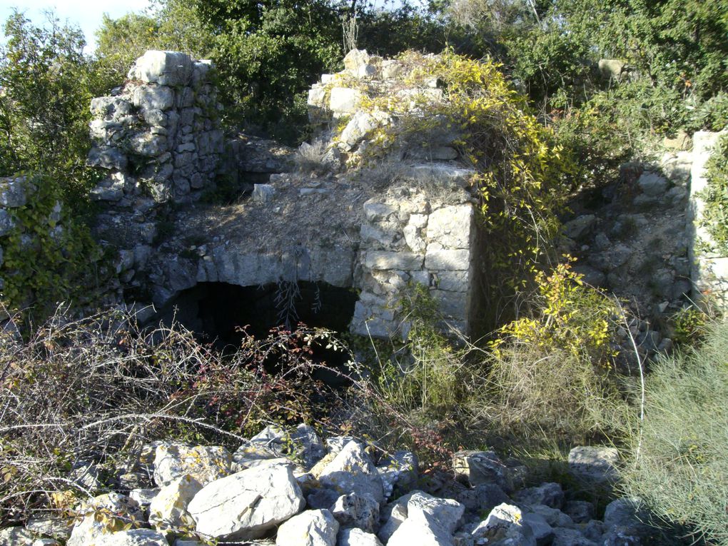 Sortie / Entrainement Dans les ruines du chateau d'Aumelas Le 20 novembre 2008