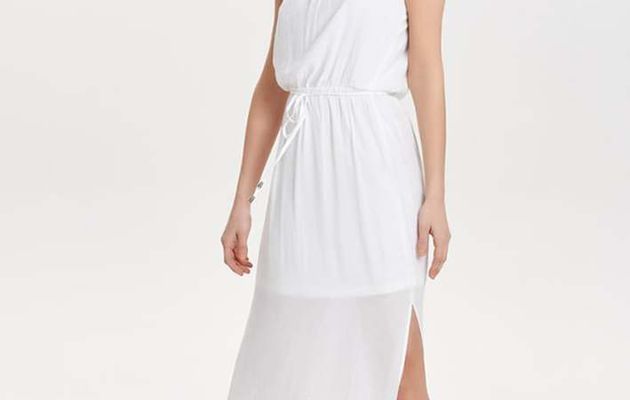 Robe longue blanche Only