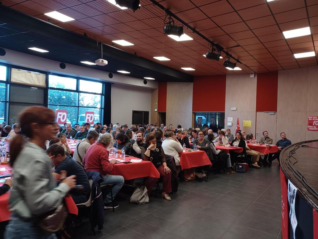 200 militants FO présents au Conseil Départemental de l'Union Départementale FO