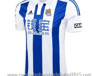 camisetas baratas de futbol tailandia real Sociedad 2016 primera equipación €21.50