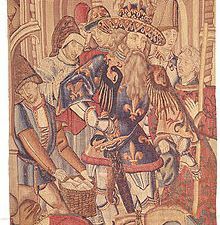 1/ Charlemagne portant la fleur de Lys et l'aigle impérial. Remarquez son chapeau saturnien, qui fait de lui un prêtre-roi,presque l'égal d'un pape! 2/ Charlemagne à la conquête des royaumes païens. Remarquer le chevalier portant la coiffe d'évêque d'inspiration Babylonienne (Atlante).