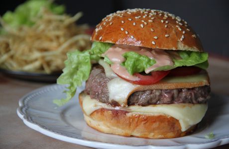 Burger à la raclette