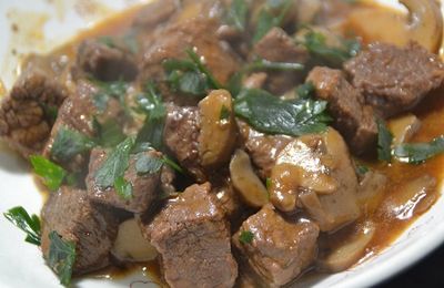 Boeuf au vin rouge au cookeo