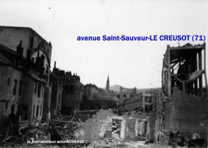 LE CREUSOT (71)-photos bombardements (page 2)