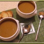 Soupe potiron et champignons... - Mes gâteaux rigolos by Cécile CC
