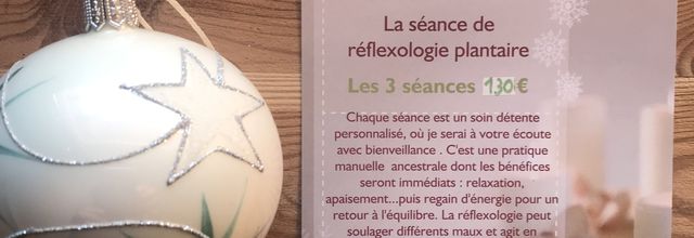 Offrez une carte cadeau pour une séance de réflexologie plantaire à Embrun 05