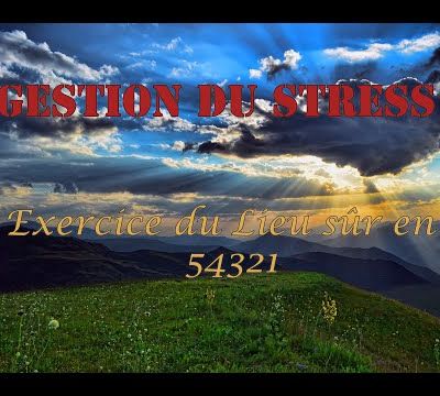 Gestion du stress: Exercice du lieu sûr EMDR en 54321