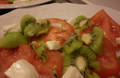 Recette: Salade Kiwis Tomates