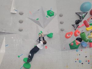 Weekend compétition pour les petits grimpeurs