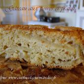 Gâteau aux poires et pralin Réalisation facile, rapide et gourmande