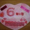 Carte pour nos 6 ans d'Amour