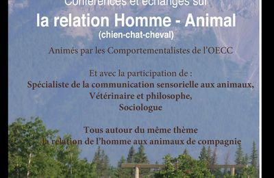 Conférence à Chaville (78) - La relation Humain - Animal