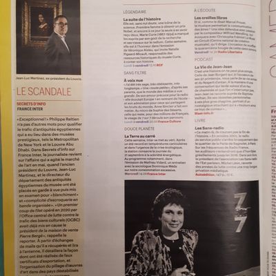 Le livre dans Télérama