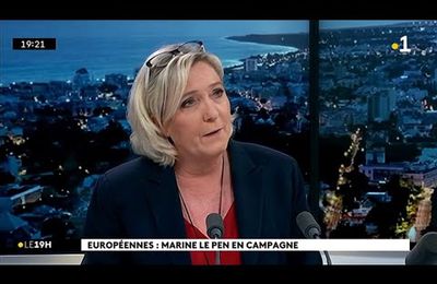 Européennes : Marine Le Pen, présidente du Rassemblement National sur Réunion la 1ère