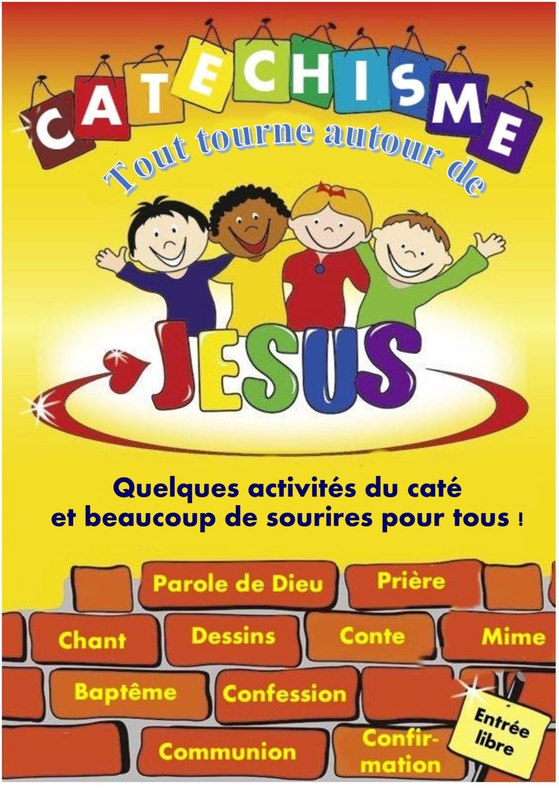 Catechisme Page De Garde Cahier Comment inscrire son enfant au catéchisme - Le Blog de Jackie