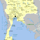 Carte Thaïlande, plans du pays, des provinces et des Villes thaïlandaise