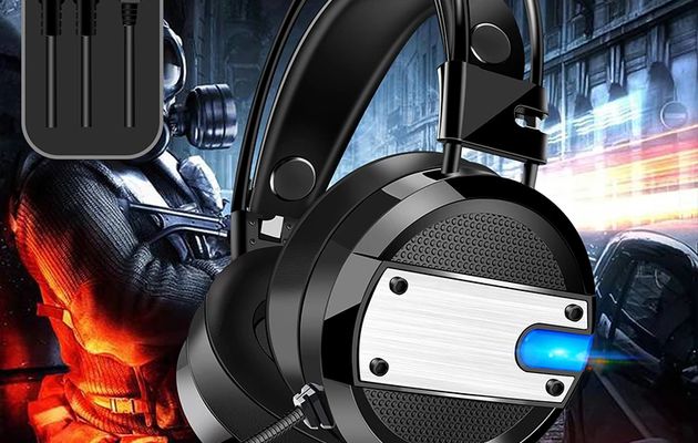 Dynamic Wired Gamer Headphones With Mic