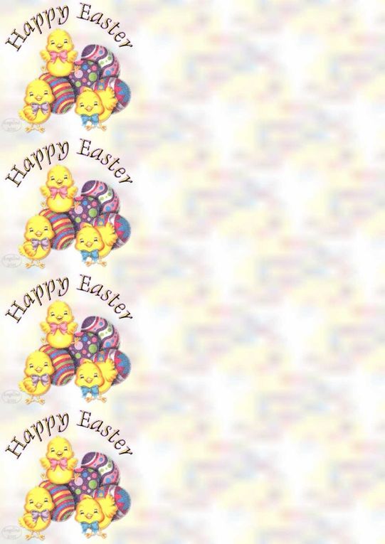 Happy Easter Papiers A4 haut ( 12 pcs ) 