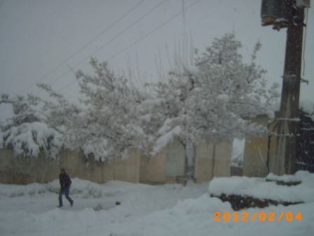 souvenir de la tempête de neige en février 2012 a Tifra