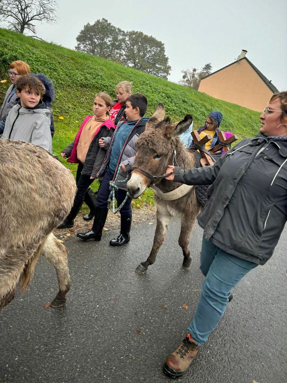 Après une nuit assez calme pour les unes ... moins pour les garçon, un petit déjeuner copieux pour être "parés" pour une randonnée avec les ânes.Le groupe se plait, le gîte est très agréable, la ferme à quelques centaines de mètres à peine. Malgré le temps maussade voir pire par moment, tout va bien. Résumé de la journée d'ici quelques heures😉😉😉