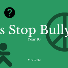Chapter 1 - Let's Stop Bullying
