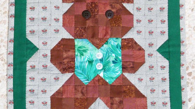 Patchwork ourson facile, pour enfant...