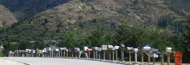 NZ- D'Arrowtown vers Queenstown - clin d'oeil postal