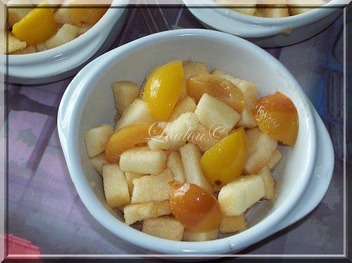 Crumble pommes mirabelles