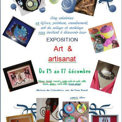 Exposition Art et Artisanat à Crémieu du 13 au 17 décembre
