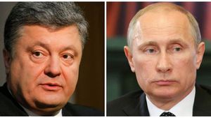 Poutine et Porochenko pour un plan de paix dans le sud-est de l'Ukraine