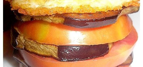 Millefeuilles Croustillants Aubergines Tomates