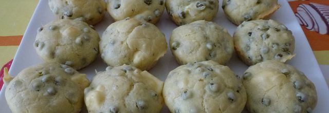 muffins aux petits pois
