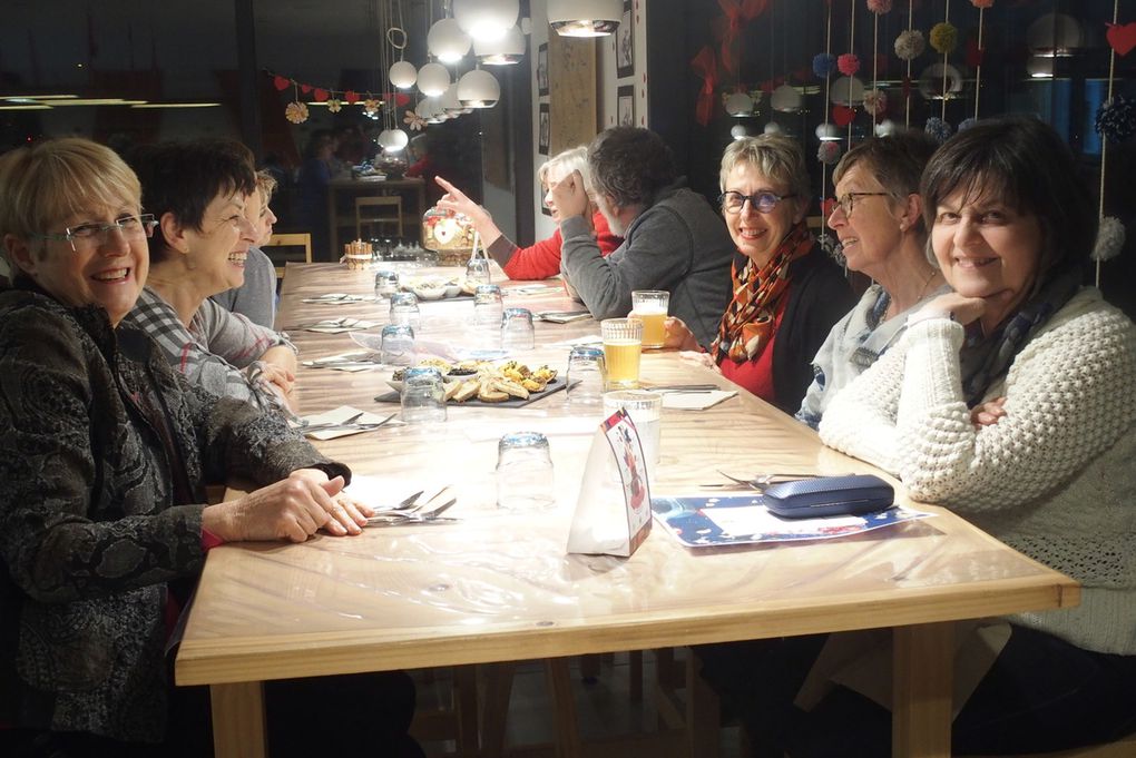 Au lendemain du diner-conférence «  Les peintres fauves » au café Fauve, à  Norroy -le-Veneur, le 1er mars 2019.