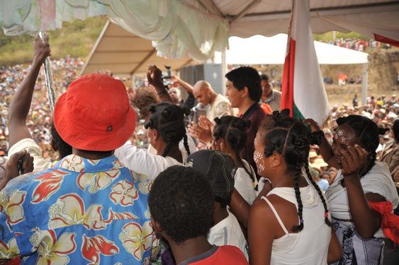 Vendredi 12 octobre 2012. Le Président Andry Rajoelina : première visite dans la Région Itasy (Soavinandriana, Analavory, Ampefy).