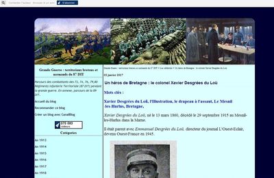 Un héros de Bretagne: le colonel Xavier Desgrées du Loü [lien vers blog]