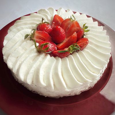 Shortcake « Nuage de crème aux fraises » de Laurent Jeannin