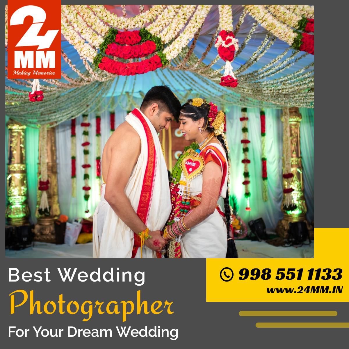  Best photographers for weddings in Hyderabad |24MM 