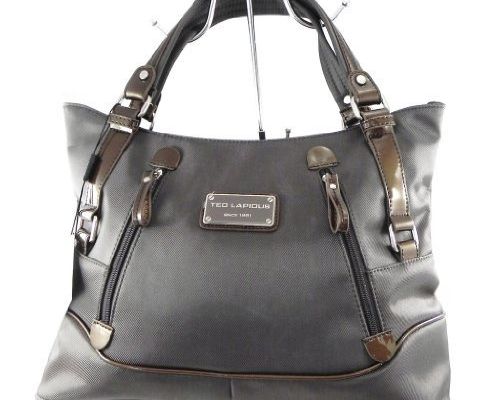 66539 Sac shopping Ted lapidus gris taupe