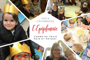 L'Epiphanie fêtée par toute la maternelle