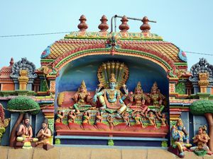 Le temple de Sri Ranganathaswamy, Srirangam, Inde