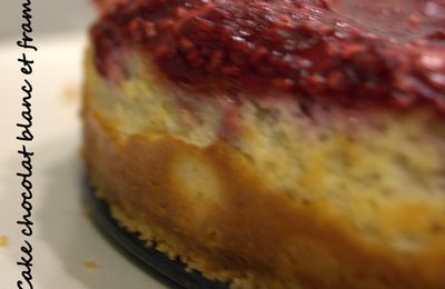 CHEESE CAKE CHOCOLAT BLANC ET FRAMBOISES