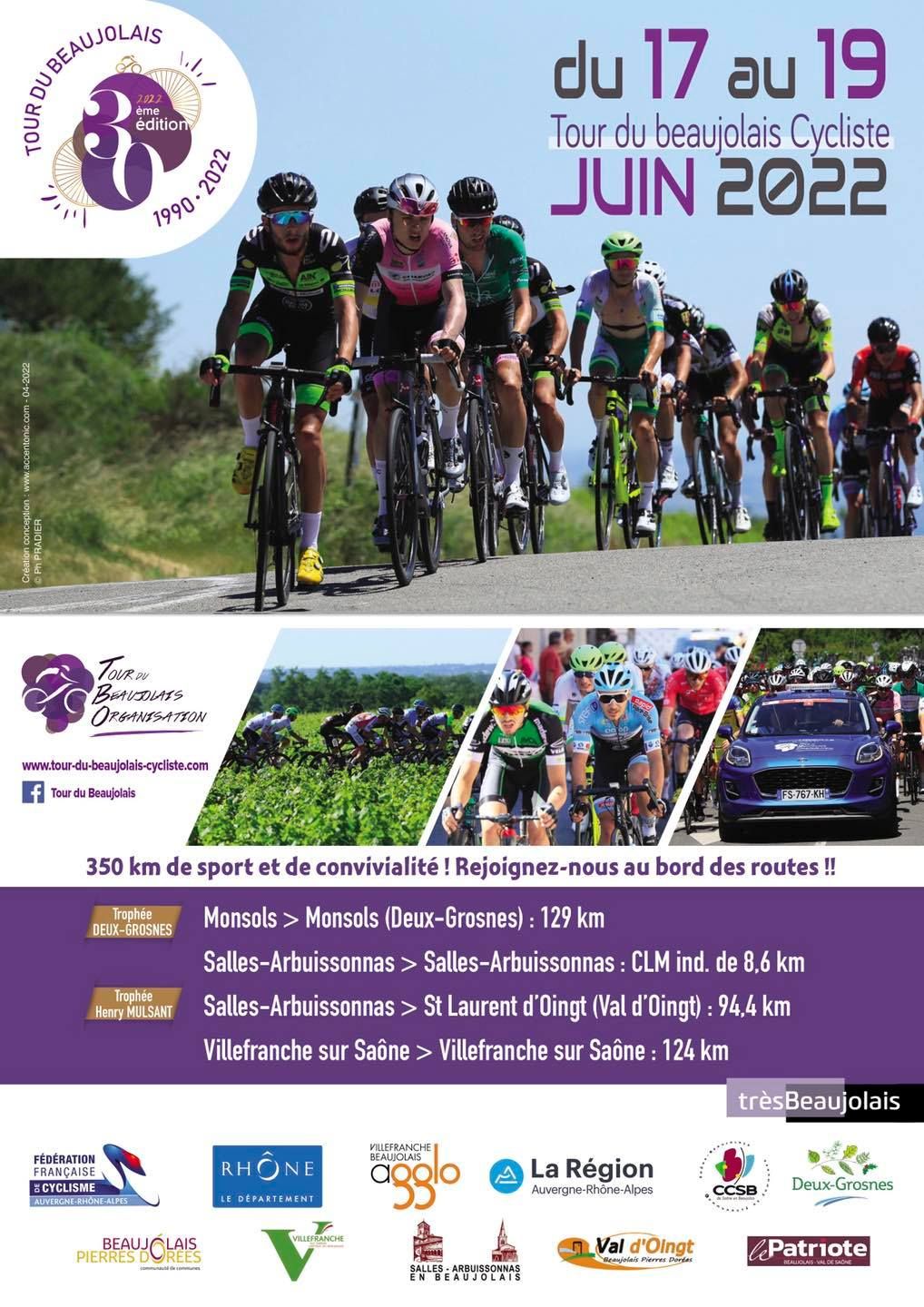 Ce weekend, Tour du Beaujolais Le blog du cyclisme en Auvergne Limousin