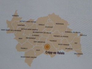 Les 2 cantons du pays de Valois