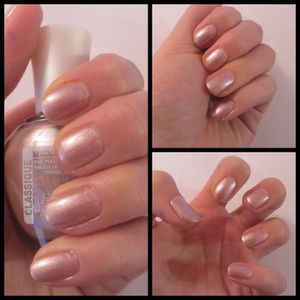 vernis nude nacrée